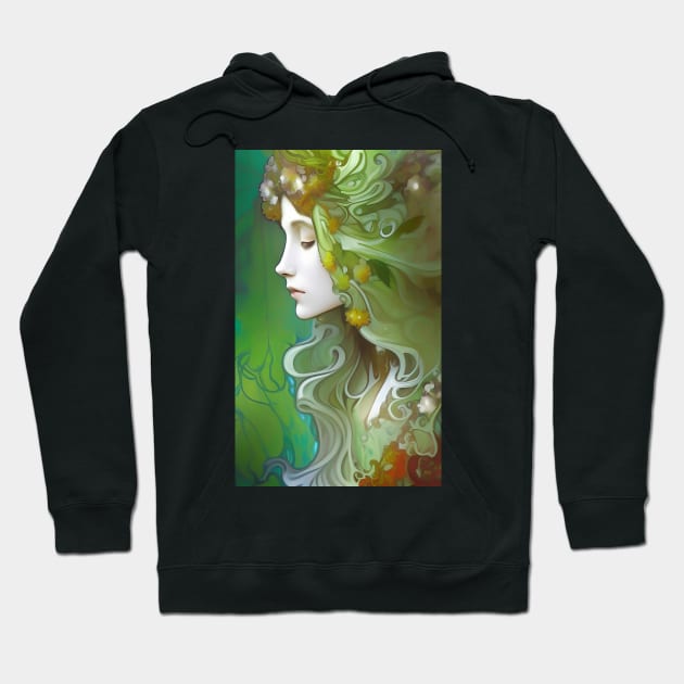 Magical Absinthe Green Fairy Hoodie by ZiolaRosa